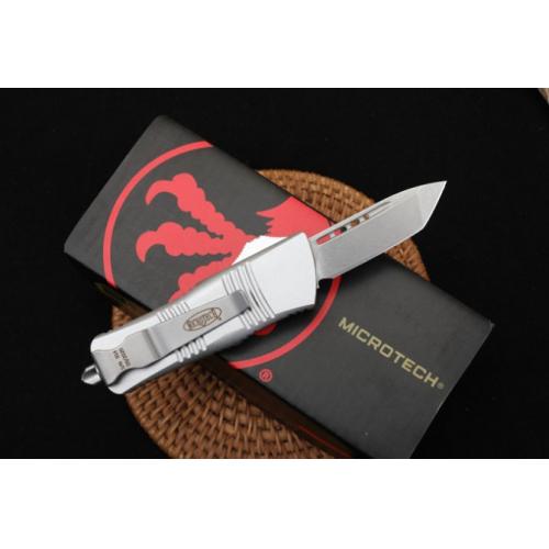Microtech Mini Troodon OTF - White Plain Edge