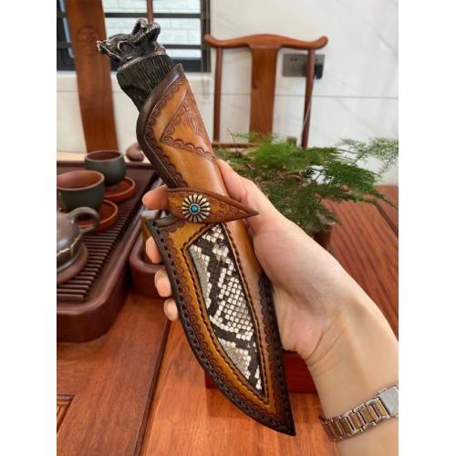 Introducing the Upgraded 2022 BlackGoat Damascus Hunting Knife