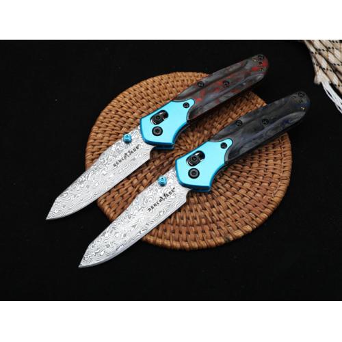 Benchmade Butterfly 945-221 Damascus Folding Knife