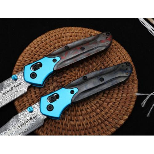 Benchmade Butterfly 945-221 Damascus Folding Knife