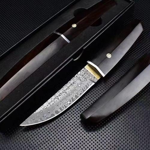 Raizo Damascus Samurai Knife