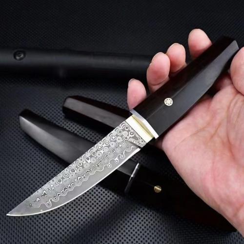 Raizo Damascus Samurai Knife