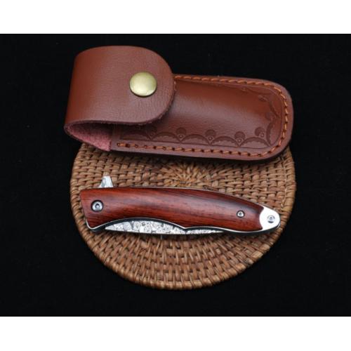 Sentinel - Damascus Quick-Open Folding Knife