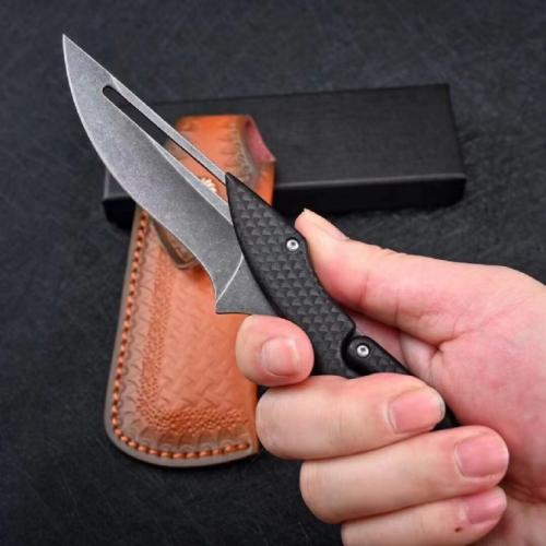 Leech D2 Steel Folding Knife