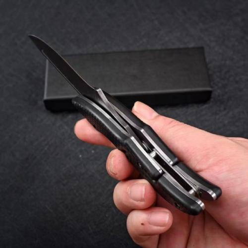 Leech D2 Steel Folding Knife