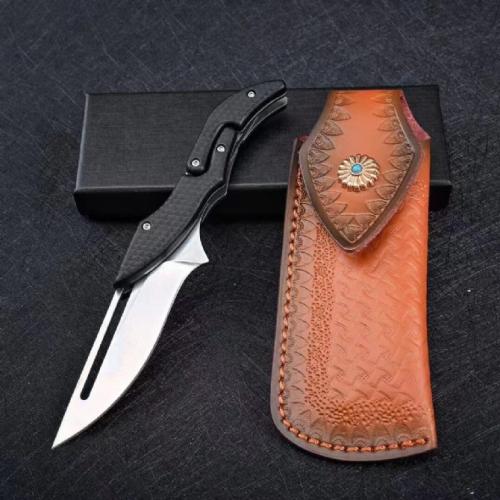 Leech D2 Steel Folding Knife
