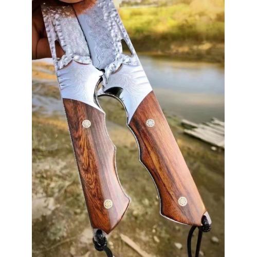 Tianyi Damascus Steel Tactical Knife