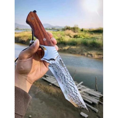 Tianyi Damascus Steel Tactical Knife
