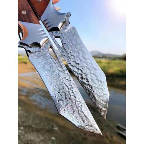 Tianyi Damascus Steel Tactical Knife