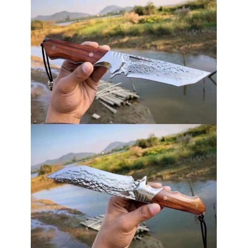 Tianyi Damascus Steel Tactical Knife