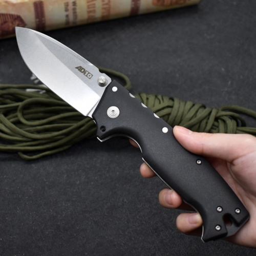 Cold Steel AD-10 Folding Knife with G10 Handle