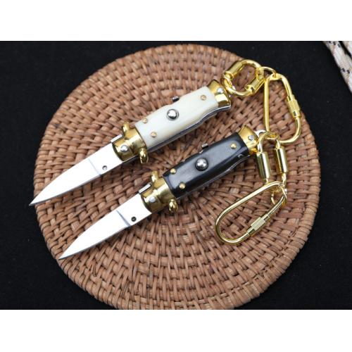 Mini AKC Spring-Assisted Keychain Knife