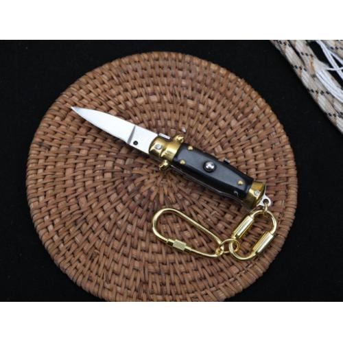 Mini AKC Spring-Assisted Keychain Knife