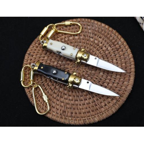 Mini AKC Spring-Assisted Keychain Knife
