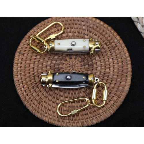 Mini AKC Spring-Assisted Keychain Knife