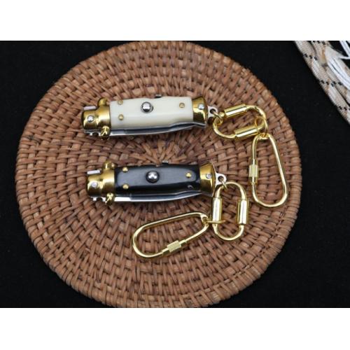 Mini AKC Spring-Assisted Keychain Knife