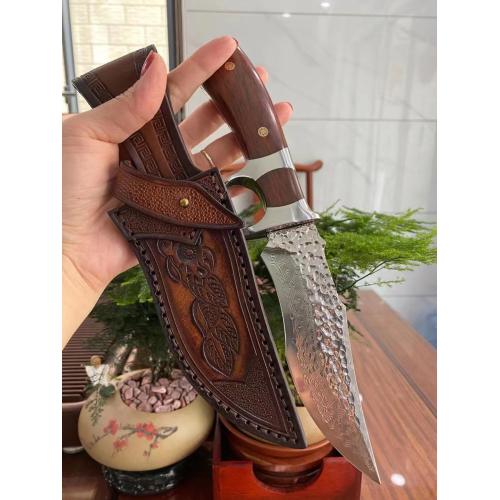 Introducing the 2020 Damascus Climber Full-Tang Fixed Blade Knife.