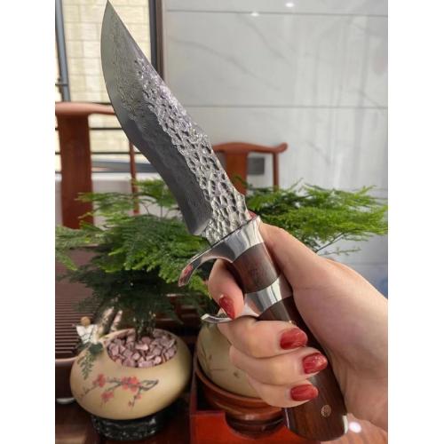 Introducing the 2020 Damascus Climber Full-Tang Fixed Blade Knife.