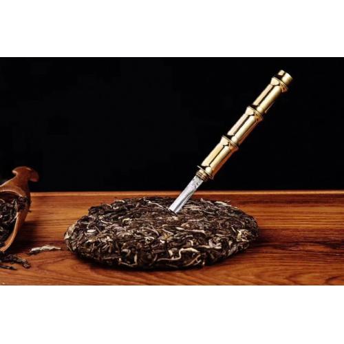 Introducing Our New Arrival: The Premium Damascus Brass Tea Knife (Sharpened)