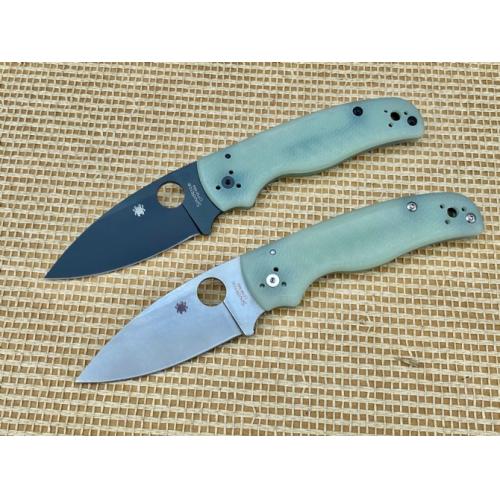 Spyderco C229 Shaman Folding Knife with Transparent G10 Handle
