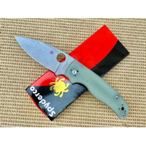 Spyderco C229 Shaman Folding Knife with Transparent G10 Handle