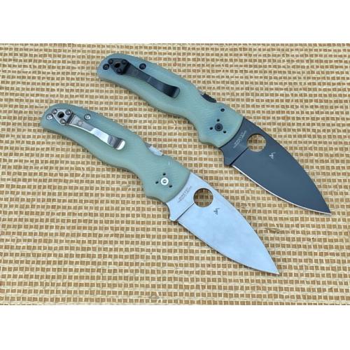 Spyderco C229 Shaman Folding Knife with Transparent G10 Handle
