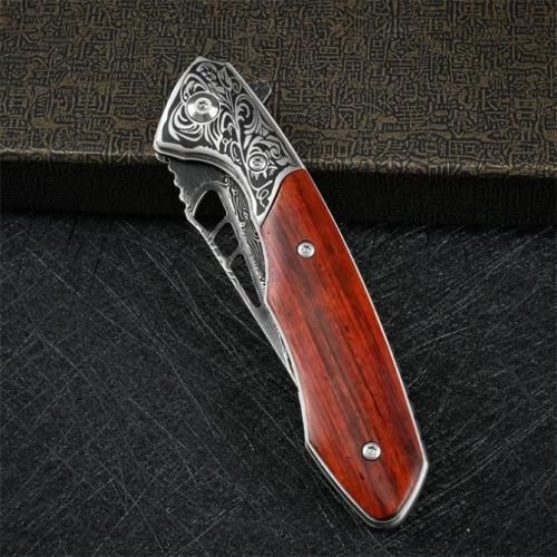 VG10 Damascus Shark Dragon Folding Knife: A Masterpiece of Craftsmanship
