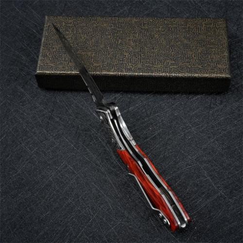 VG10 Damascus Shark Dragon Folding Knife: A Masterpiece of Craftsmanship
