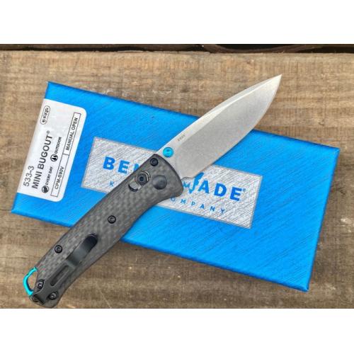 Benchmade Carbon Fiber Mini 533-3 Folding Knife