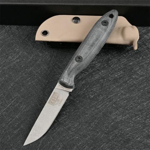 ESEE-DC53 Steel Fixed Blade Knife with Linen Handle
