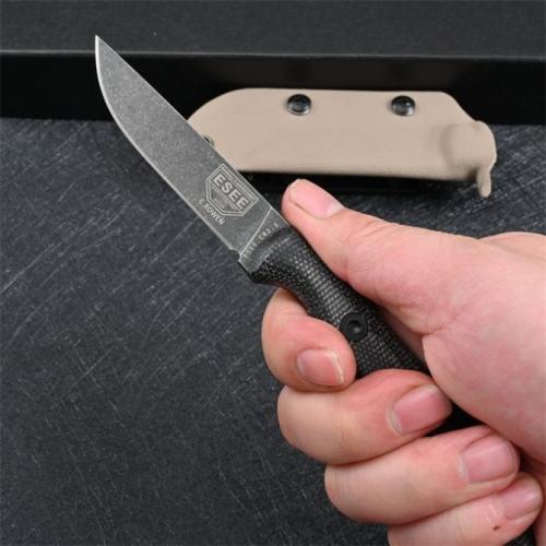ESEE-DC53 Steel Fixed Blade Knife with Linen Handle