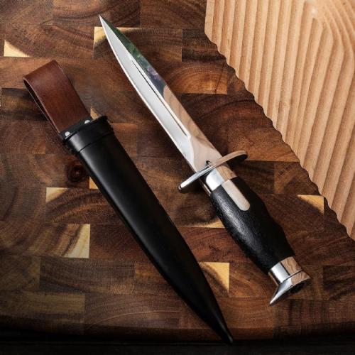 Vietnam War - Chinese Type 53 Reconnaissance Dagger (Black Handle)