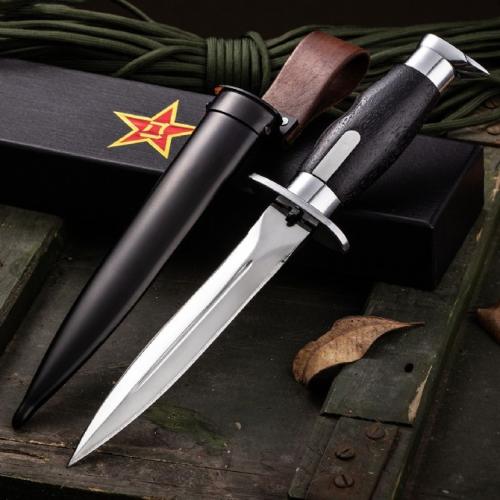 Vietnam War - Chinese Type 53 Reconnaissance Dagger (Black Handle)