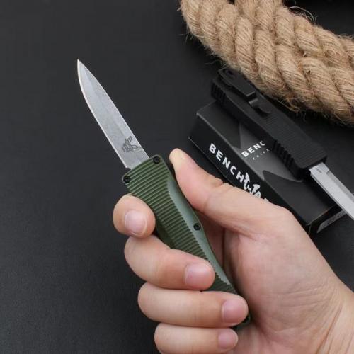 Introducing the Benchmade 4850 OTF Automatic Knife: Precision, performance, and reliability in one sleek design. Perfect