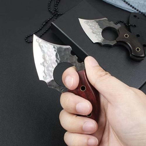 Damascus Mini Hatchet: Compact Precision, Timeless Craftsmanship