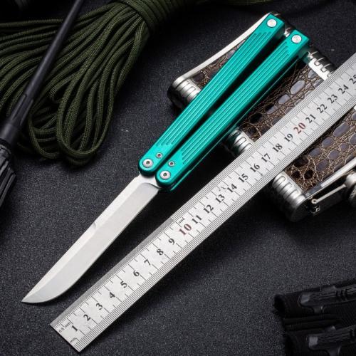 CNC Precision-Milled T6061 Aluminum Butterfly Knife