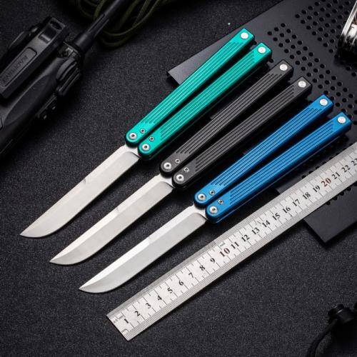 CNC Precision-Milled T6061 Aluminum Butterfly Knife