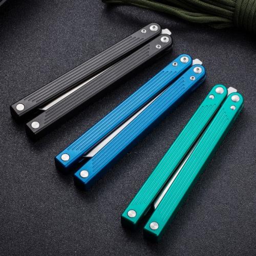 CNC Precision-Milled T6061 Aluminum Butterfly Knife
