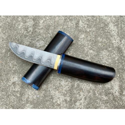 Miyamoto Samurai Knife - Crafted with Exquisite Purple Ebony Wood