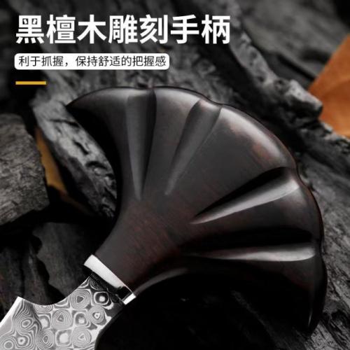 Sakura Push Dagger: Damascus Forged VG10 Steel