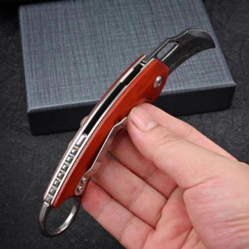 VG10 Damascus Steel Folding Claw Knife: Precision and Elegance in Your Pocket