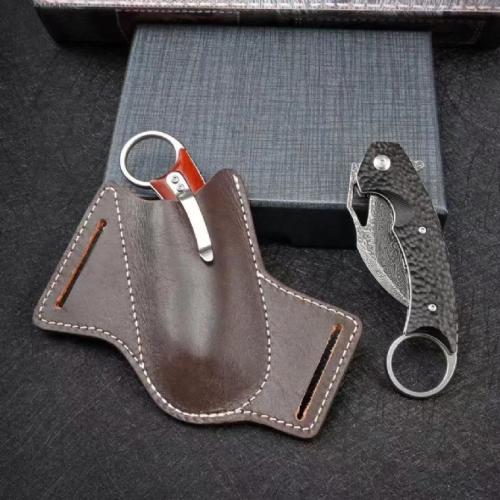 VG10 Damascus Steel Folding Claw Knife: Precision and Elegance in Your Pocket