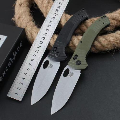 Introducing the new Benchmade Butterfly 737 Folding Knife, featuring a sleek G10 handle.