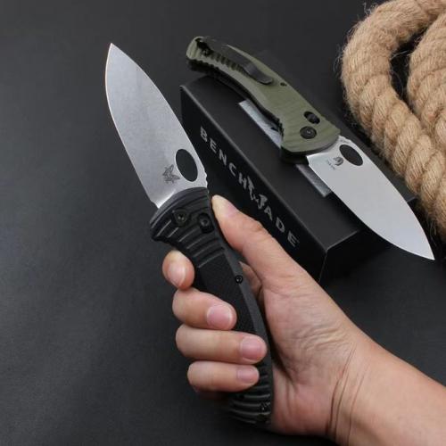 Introducing the new Benchmade Butterfly 737 Folding Knife, featuring a sleek G10 handle.