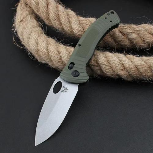 Introducing the new Benchmade Butterfly 737 Folding Knife, featuring a sleek G10 handle.