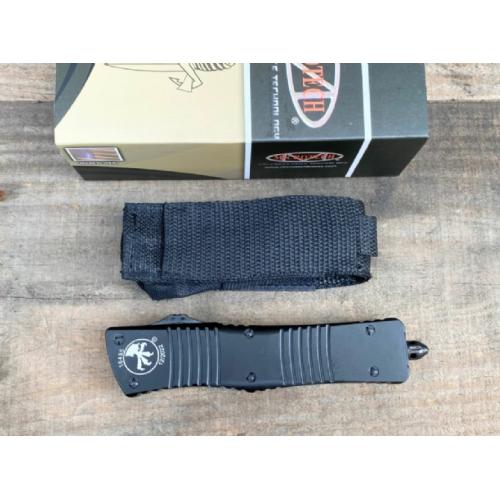 Replica Microtech Hellhound OTF Knife with Damascus Steel