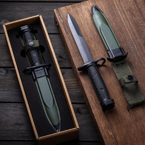 US Military Vietnam War M7 Bayonet with Black Blade