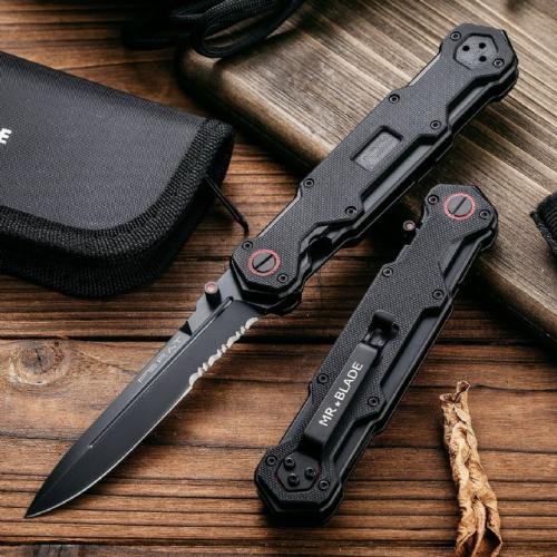 MRBLADE Warrior Quick-Open Dual Lock Folding Knife