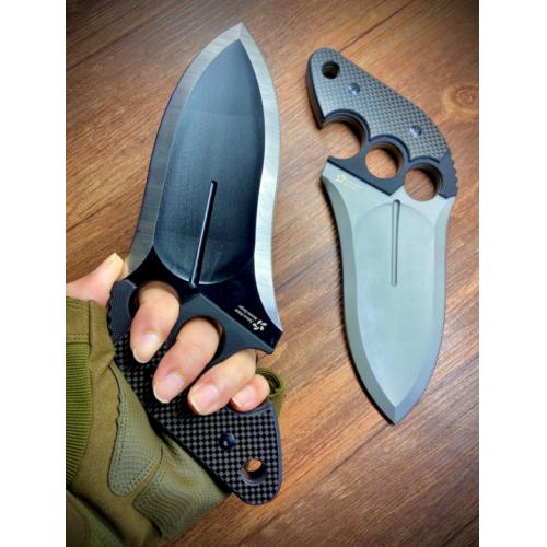Introducing the Nemoto Tomoyuki Design Carbon Fiber Push Dagger.