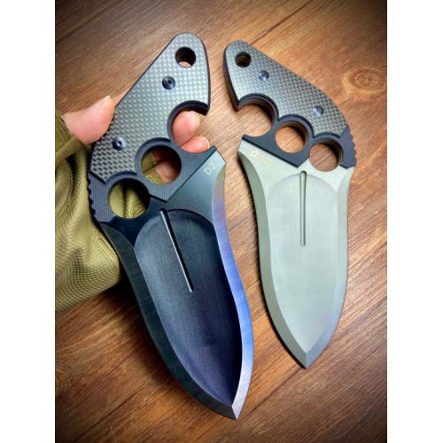 Introducing the Nemoto Tomoyuki Design Carbon Fiber Push Dagger.